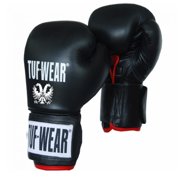 Tufwear bokshandschoen leer spar handschoen zwart T15